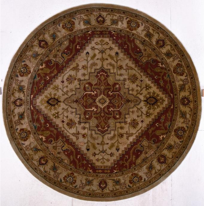 Okrągły dywan - designerski dodatek do wystroju wnętrza