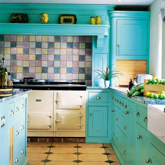 kombinacje kolorów we wnętrzu kuchni