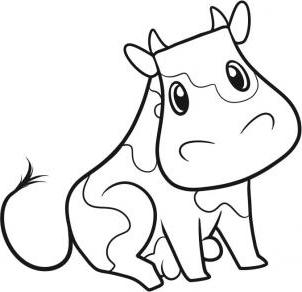 Lekcja rysunku. Jak narysować krowę