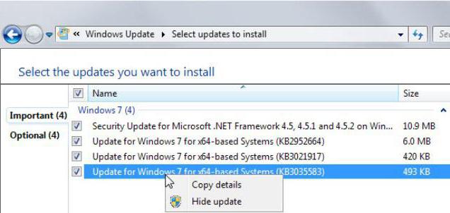 jak całkowicie odinstalować aktualizację do systemu Windows 10