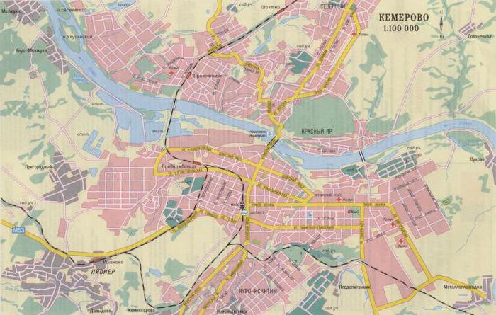 Miasto Kemerowo: w jakim obszarze. Położenie geograficzne i atrakcje