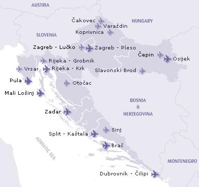 Lotnisko, Chorwacja: historia niebiańskiego nabrzeża i tytułowego miasta Split