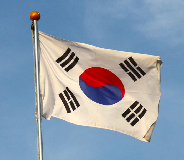 Korea Południowa: flaga